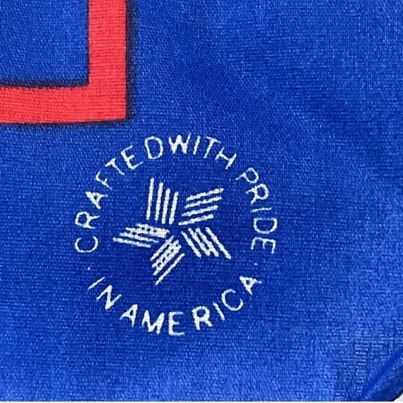 Vintage Military Bandana US Army P.O.W Blue USA Made New with Tag NOS - Picture 5 of 7